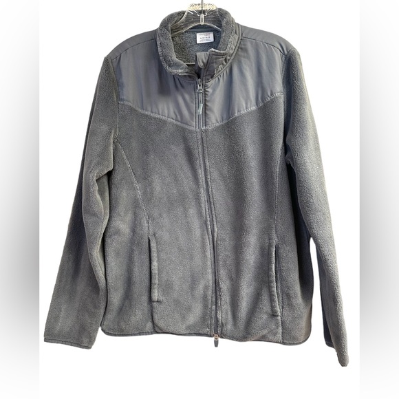 Danskin Now Fleece Zip Up Jacket Super Soft Plus X-Large 16/18 Grey - Picture 4 of 16